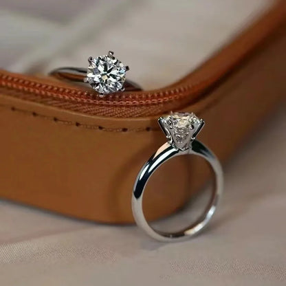 Noverlla™ Pearl & Diamond Ring – 925 Sterling Silver Luxury Wedding & Engagement Jewelry