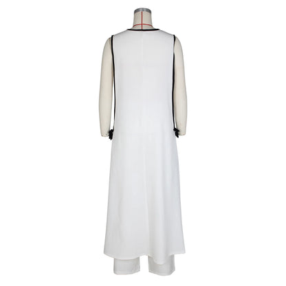 Women's Elegant Two-Piece Matching Set – Sleeveless Vest & Wide-Leg Ankle Pants | Chic Work & Casual Outfit