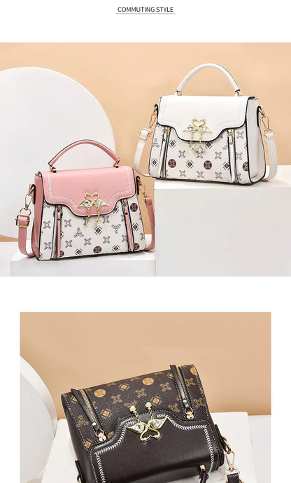 Elegant Designer Shoulder Bag for Women 2026 – Luxury Square Fashion Handbag