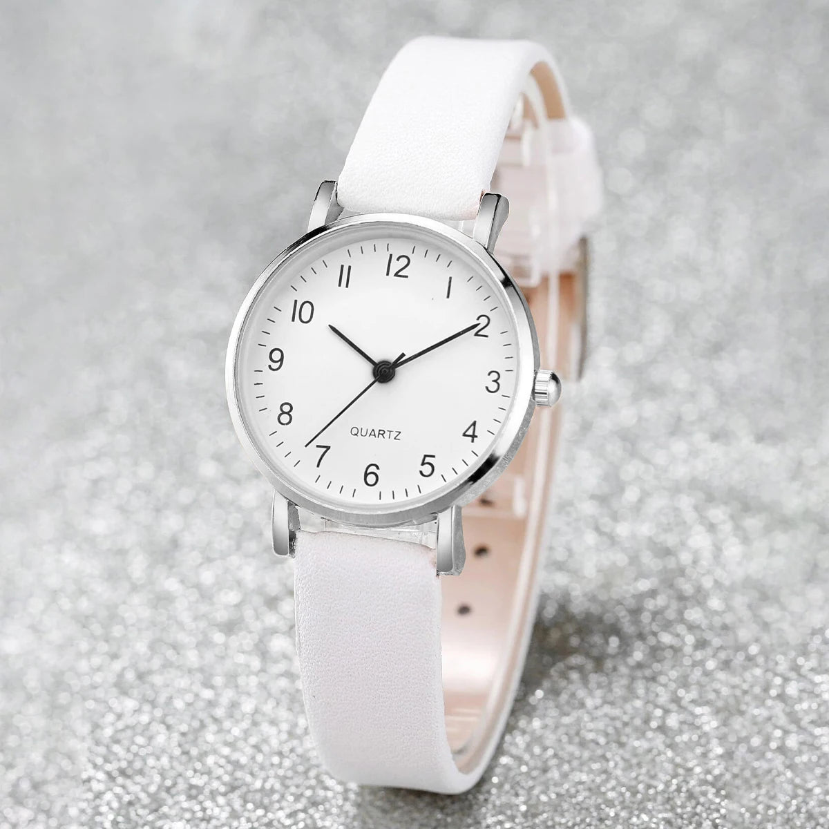Luxury Women Quartz Watch Set 5/6PCS – Leather Band Diamond Fashion Watches