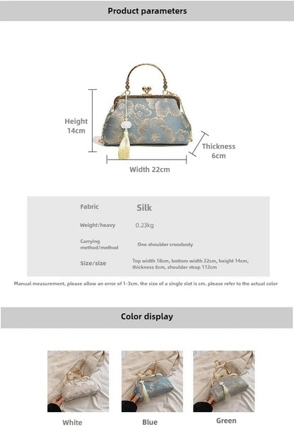 Luxury Glitter Clutch Bag for Women – Evening Party & Wedding Handbag with Chain
