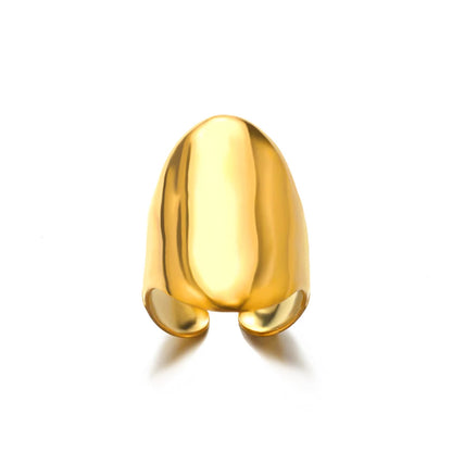Noverlla™ Luxury Gold Stainless Steel Ring | Timeless Elegance for Women