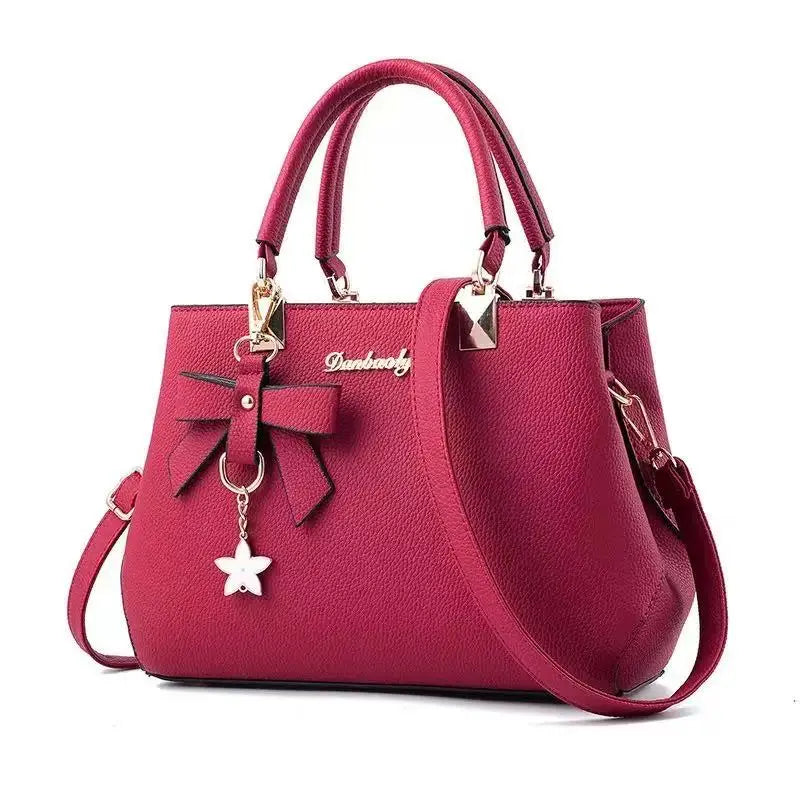 Elegant Korean Bow Bag for Women – Large Capacity Shoulder & Messenger Bag