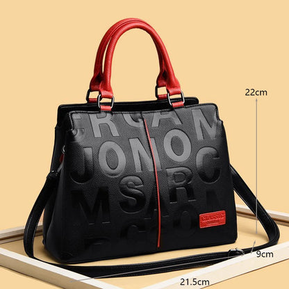 Noverlla™ Luxury Everyday Tote – Large Capacity PU Leather Crossbody Bag for Modern Women