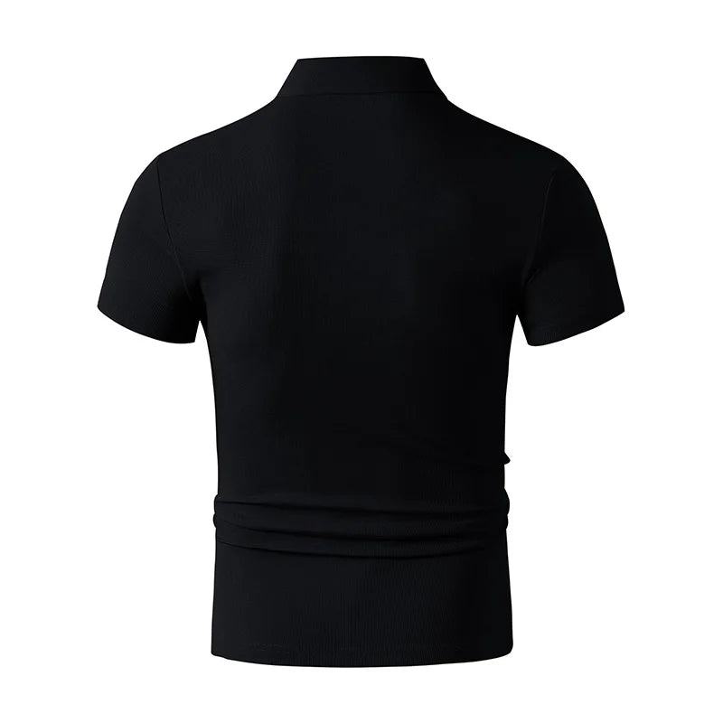 Noverlla™ Modern Casual Polo Shirt – Lightweight Breathable Summer Top for Men