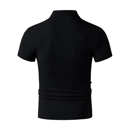 Noverlla™ Modern Casual Polo Shirt – Lightweight Breathable Summer Top for Men