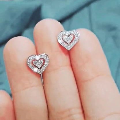 Noverlla™ Luxury Round CZ Stud Earrings | Sparkling Everyday Elegance
