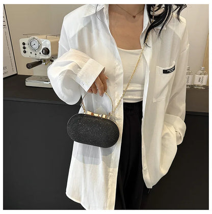 Elegant Sequined Chain Evening Bag – Women’s Party Handbag