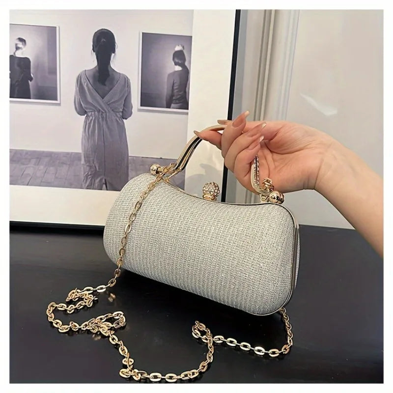 Noverlla Rhinestone Evening Clutch – Luxury Mini Chain Party Bag