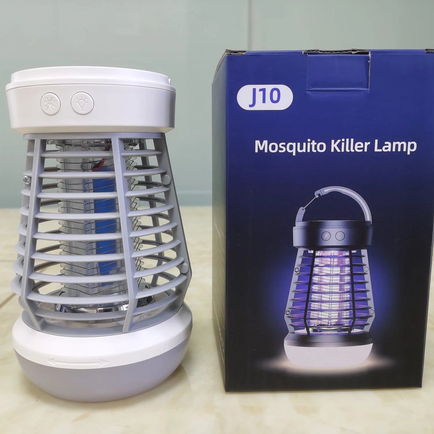 **Noverlla™ USB Rechargeable 2-in-1 Electric Mosquito Killer Lamp – Portable Indoor & Outdoor Bug Zapper**