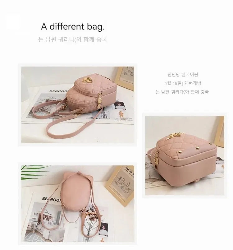 Stylish Women Mini Backpack – Trendy Casual Phone Bag for Daily Use