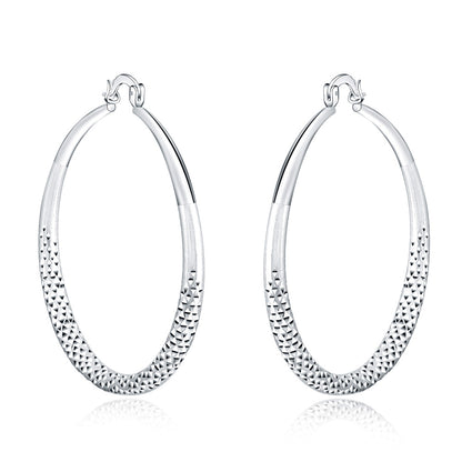Noverlla™ Luxury 925 Sterling Silver Hoop Earrings | Timeless Everyday Elegance
