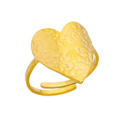 Noverlla™ Luxury Gold Stainless Steel Ring | Timeless Elegance for Women
