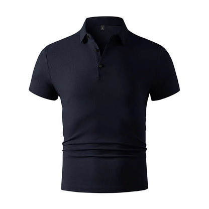 Noverlla™ Modern Casual Polo Shirt – Lightweight Breathable Summer Top for Men