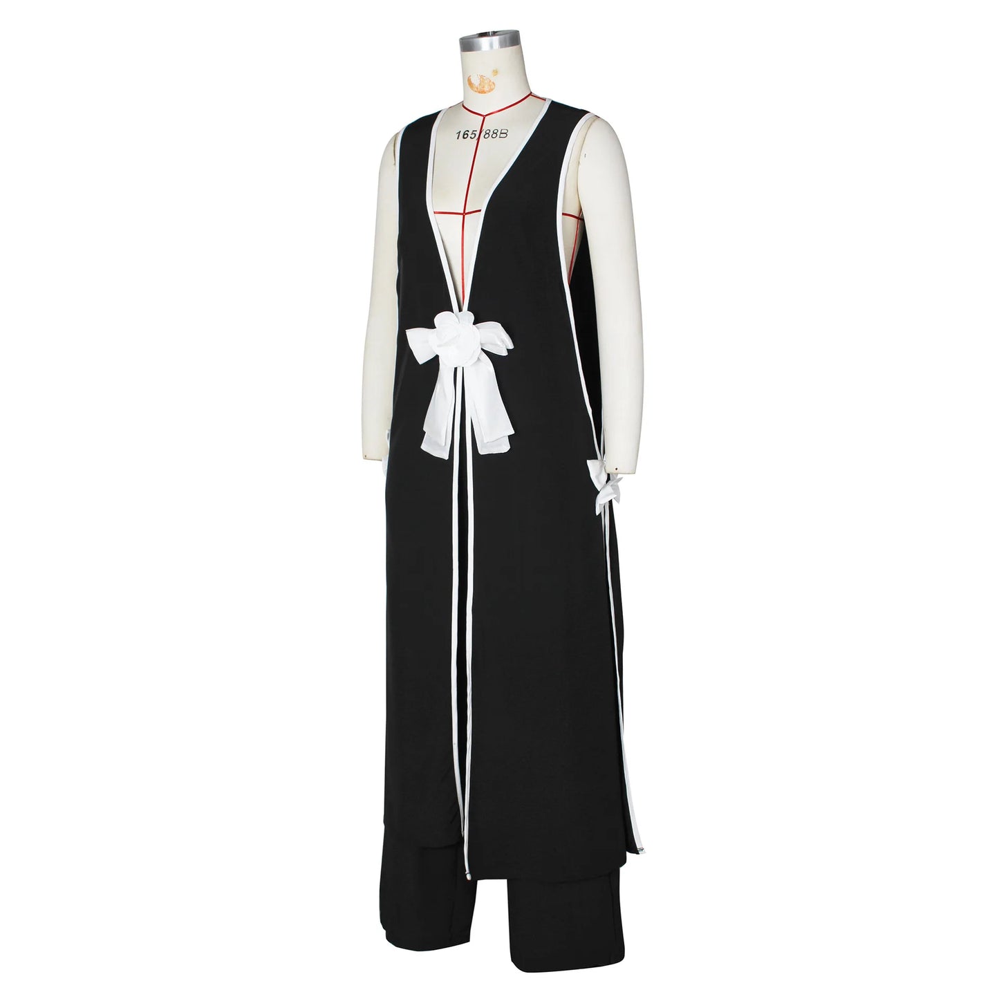 Women's Elegant Two-Piece Matching Set – Sleeveless Vest & Wide-Leg Ankle Pants | Chic Work & Casual Outfit