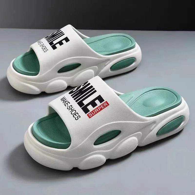 Noverlla™ Men's Thick Sole Slides – Ultra-Light Anti-Slip Summer Sandals