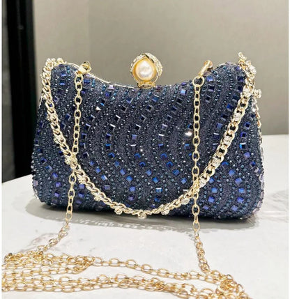 Noverlla™ Rhinestone Evening Clutch – Luxury Party & Wedding Shoulder Bag