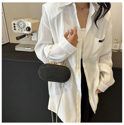Elegant Sequined Chain Evening Bag – Women’s Party Handbag