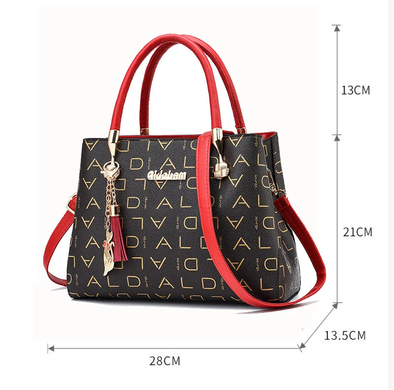 Noverlla™ Luxury Everyday Tote – Large Capacity PU Leather Crossbody Bag for Modern Women