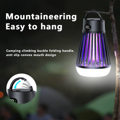 **Noverlla™ USB Rechargeable 2-in-1 Electric Mosquito Killer Lamp – Portable Indoor & Outdoor Bug Zapper**