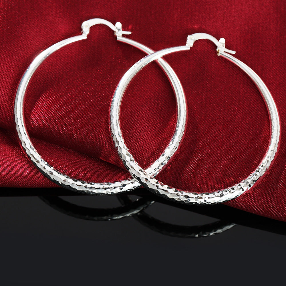 Noverlla™ Luxury 925 Sterling Silver Hoop Earrings | Timeless Everyday Elegance