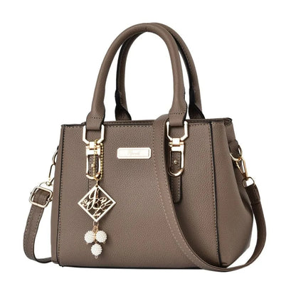Noverlla™ Large Capacity Leather Shoulder Bag – Elegant Everyday Tote for Women