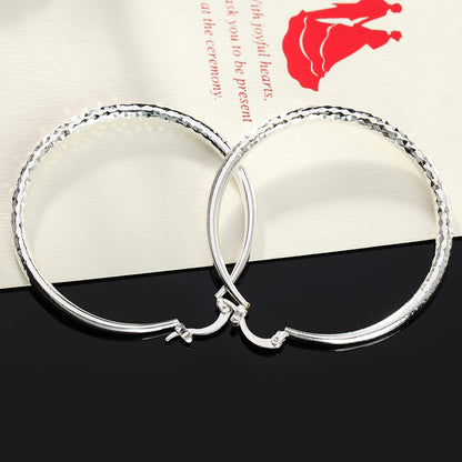 Noverlla™ Luxury 925 Sterling Silver Hoop Earrings | Timeless Everyday Elegance