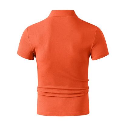 Noverlla™ Modern Casual Polo Shirt – Lightweight Breathable Summer Top for Men