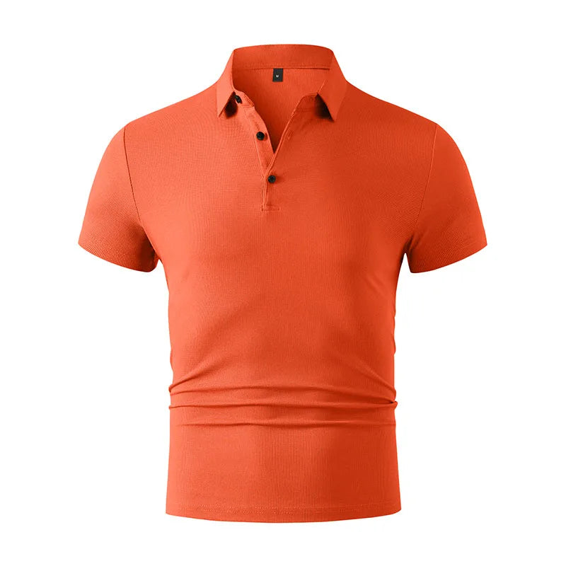 Noverlla™ Modern Casual Polo Shirt – Lightweight Breathable Summer Top for Men