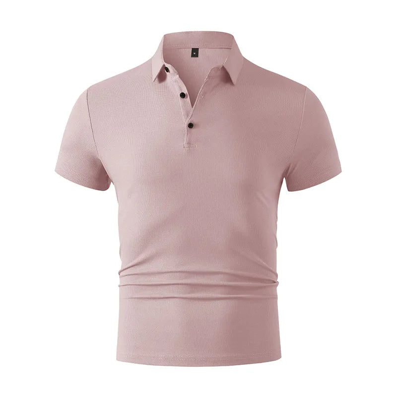 Noverlla™ Modern Casual Polo Shirt – Lightweight Breathable Summer Top for Men