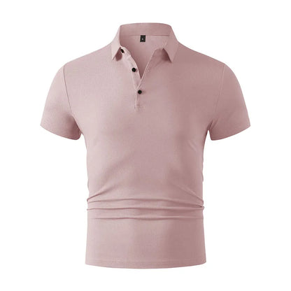 Noverlla™ Modern Casual Polo Shirt – Lightweight Breathable Summer Top for Men