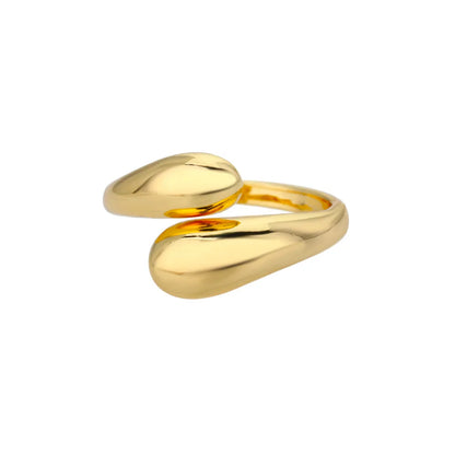 Noverlla™ Luxury Gold Stainless Steel Ring | Timeless Elegance for Women