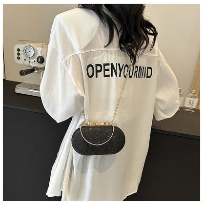 Elegant Sequined Chain Evening Bag – Women’s Party Handbag