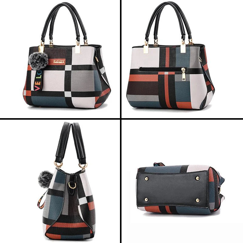 Noverlla™ Luxury Everyday Tote – Large Capacity PU Leather Crossbody Bag for Modern Women
