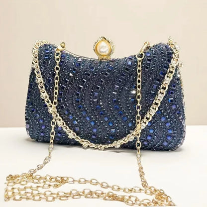 Noverlla™ Rhinestone Evening Clutch – Luxury Party & Wedding Shoulder Bag