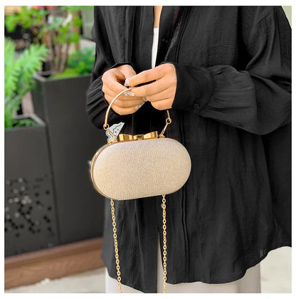 Elegant Sequined Chain Evening Bag – Women’s Party Handbag