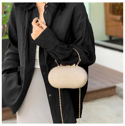 Elegant Sequined Chain Evening Bag – Women’s Party Handbag