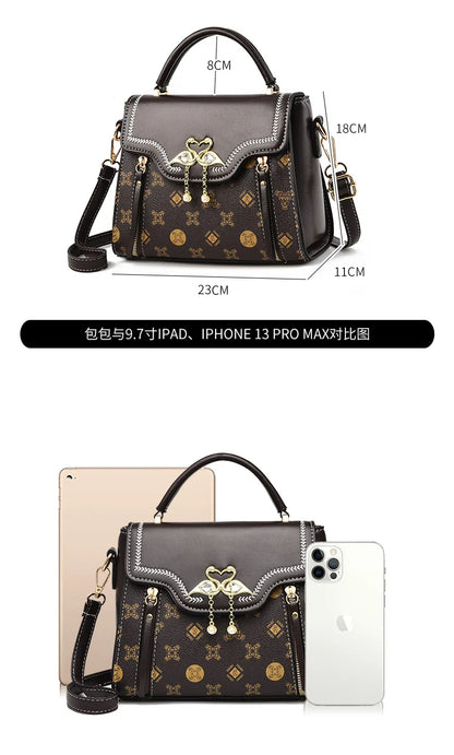 Elegant Designer Shoulder Bag for Women 2026 – Luxury Square Fashion Handbag