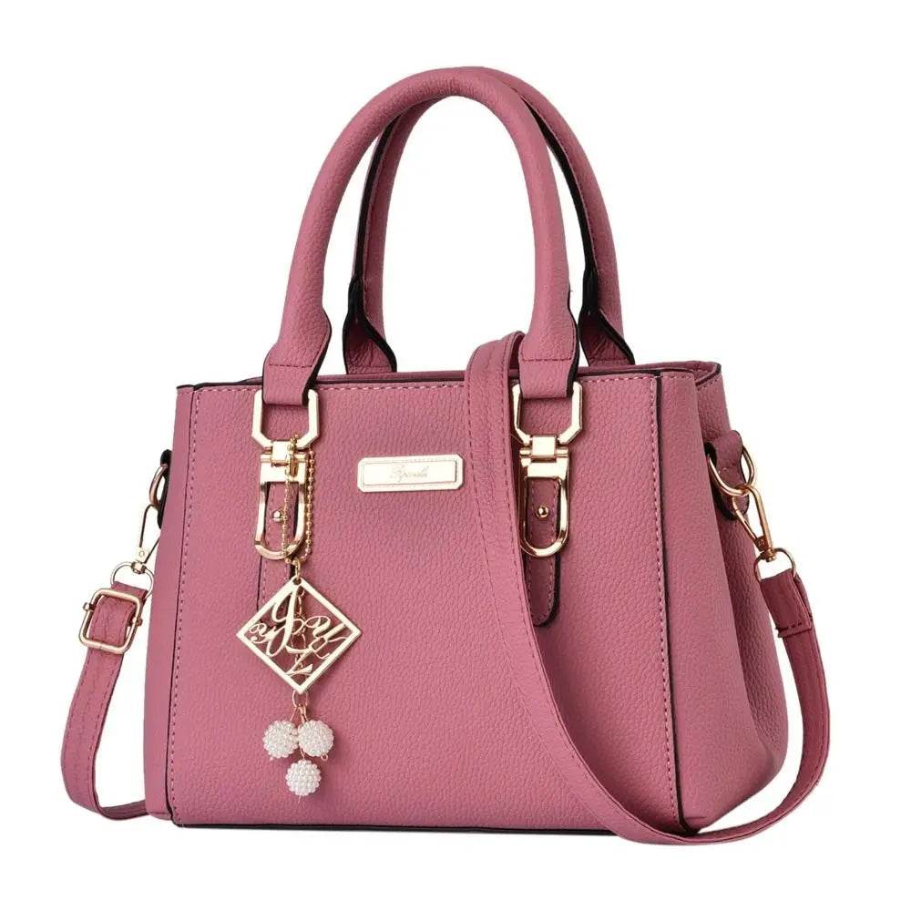 Noverlla™ Large Capacity Leather Shoulder Bag – Elegant Everyday Tote for Women