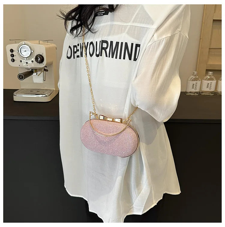 Elegant Sequined Chain Evening Bag – Women’s Party Handbag