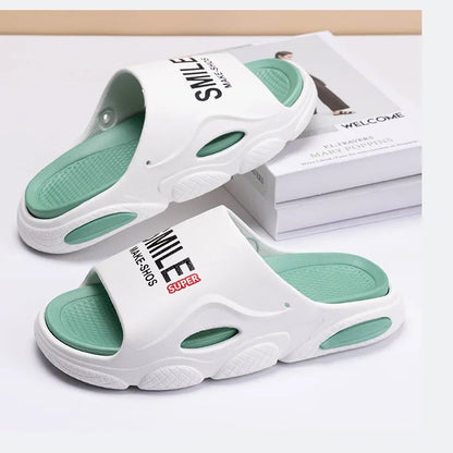 Noverlla™ Men's Thick Sole Slides – Ultra-Light Anti-Slip Summer Sandals