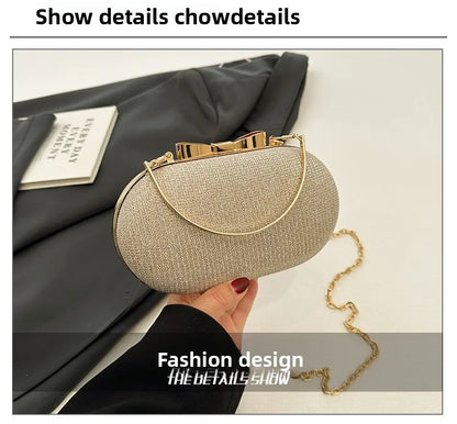 Elegant Sequined Chain Evening Bag – Women’s Party Handbag