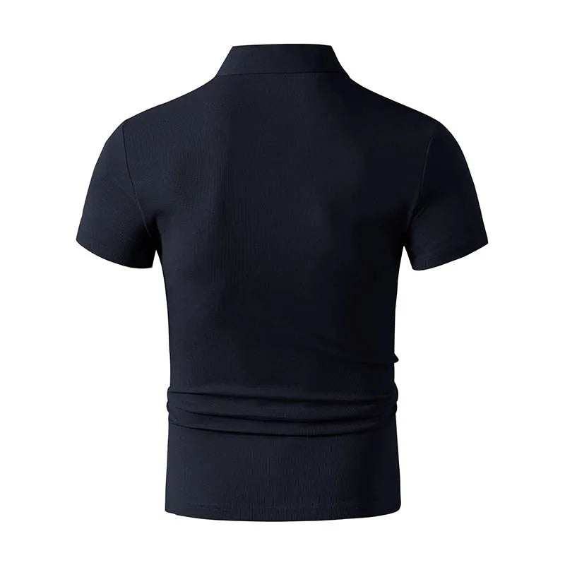 Noverlla™ Modern Casual Polo Shirt – Lightweight Breathable Summer Top for Men