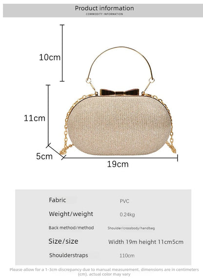 Elegant Sequined Chain Evening Bag – Women’s Party Handbag