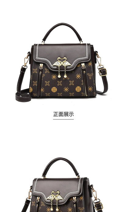 Elegant Designer Shoulder Bag for Women 2026 – Luxury Square Fashion Handbag