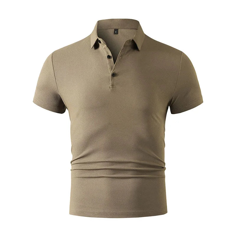 Noverlla™ Modern Casual Polo Shirt – Lightweight Breathable Summer Top for Men