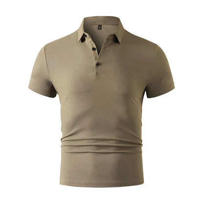 Noverlla™ Modern Casual Polo Shirt – Lightweight Breathable Summer Top for Men