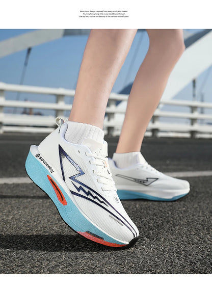 Noverlla™ Carbon Plate Running Shoes – Lightweight Breathable Athletic Sneakers for Men & Women
