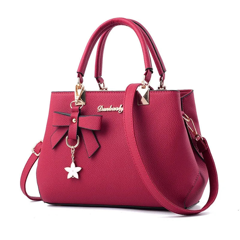 Elegant Korean Bow Bag for Women – Large Capacity Shoulder & Messenger Bag