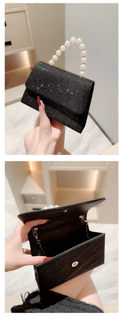 Elegant Sequined Chain Evening Bag – Women’s Party Handbag